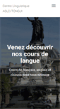 Mobile Screenshot of centre-linguistique.com